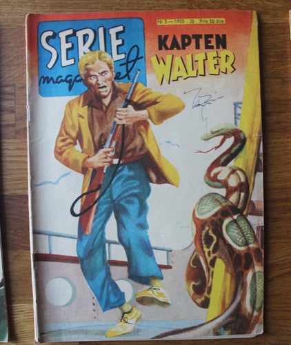 SERIEMAGASINET 1955 NR 3 med Flygbild