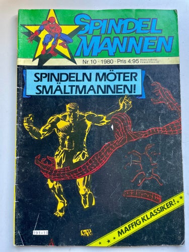 Spindelmannen Nr 10 1980