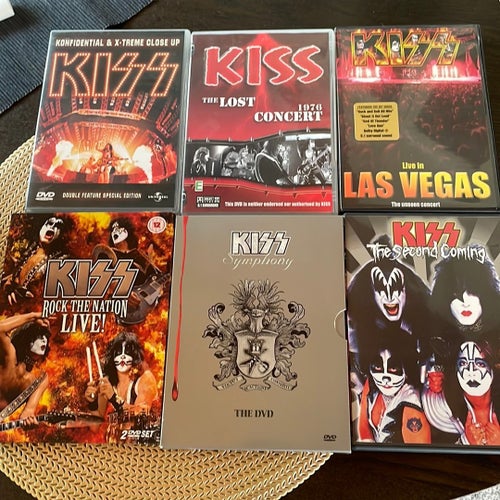 KISS DVD-samling: Konfidential & X-Treme Close Up, The Lost Concert 1976, Live