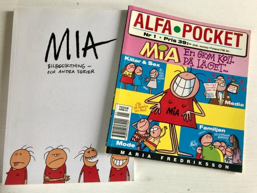 MIA BILBESIKTNING OCH ANDRA SERIER + ALFAPOCKET nr 1 MIA EN GRYM KOLL PÅ LÄGET..