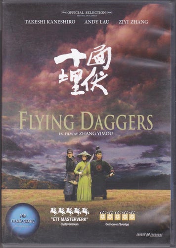 DVD / Flying Daggers / Takeshi Kaneshiro, Andy Lau, Ziyi Zhang / Fint skick
