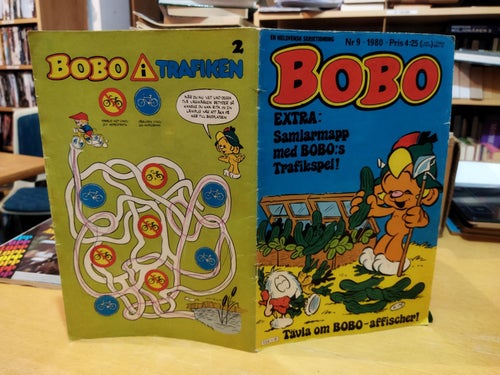 Bobo 1980 nr 9 + Trafikspel Cilla Hultgren Paula Strömberg Joakim Johansson