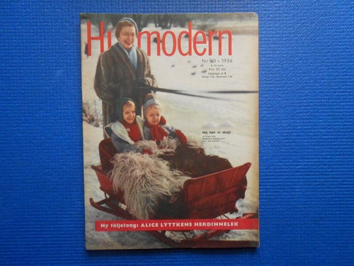Husmodern 10 1956 Heminredning Ulla Castegren Cyreus Älta Alice Lyttkens Vårmode