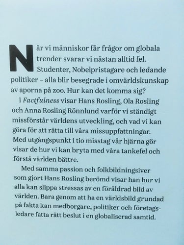 ROSLING - FACTFULNESS Tio knep som hjälper dig att förstå världen