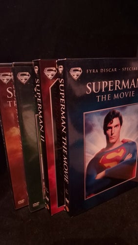 Superman 1-4 - Deluxe editions (DVD) Christopher Reeve - OOP/Utgången