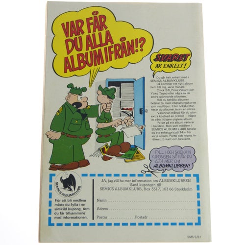 Seriemagasinet special - 1981 - NR 5 - Dan Cooper | Blueberry