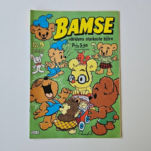 Bamse Tidning - Nr 9 1985 - Serie Serietidning