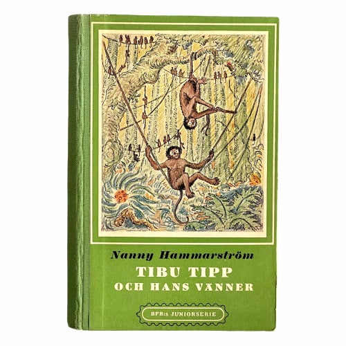 Tibu Tipp och hans vänner - Barnbok (BFB:s Juniorserie) - Vintage