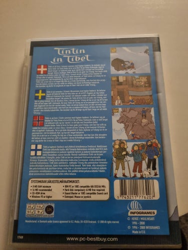Tintin in Tibet PC CD ROM