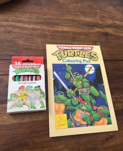 Teenage Mutant Ninja Turtles Målarbok och Kritor