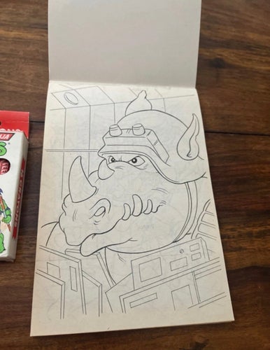 Teenage Mutant Ninja Turtles Målarbok och Kritor