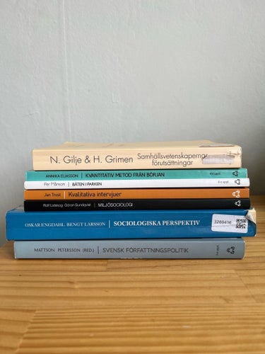 Kurslitteratur statsvetarprogrammet