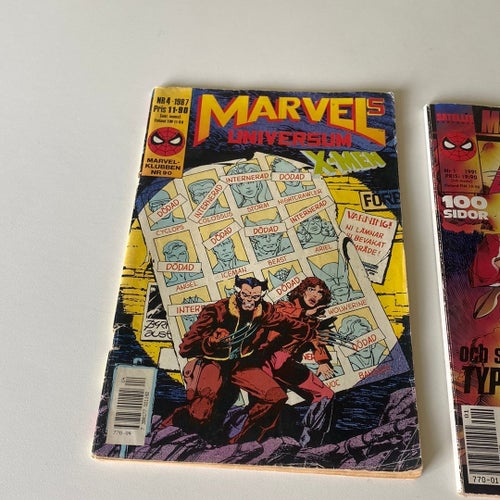 2st Marvels Universum serietidningar