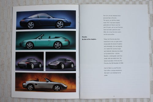 Porsche modellprogram 1999