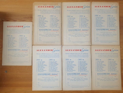 Äventyrsmagasinet 1956: 25 Nr av 26