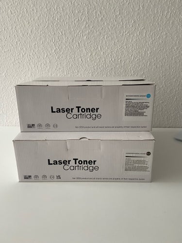 Lasertonerpatroner för HP och Canon skrivare