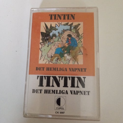 Tintin - Det Hemliga Vapnet Kassettband