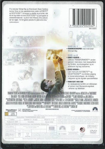 TRANSFORMERS -PROTECT STEELBOOK - 2 DVD ( SVENSKT TEXT )