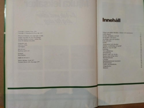 Mjuka leksaker en bok med ideer steg för steg. bok. Very Fine