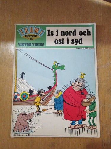 Trumfserien 6 Viktor viking, Is i nord och ost y syd 1972 första upplagan. Fine