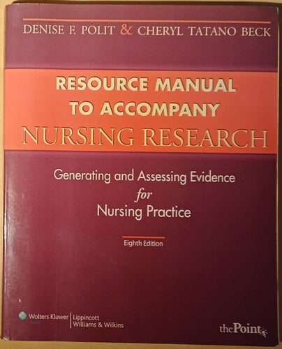 Resource Manual to Accompany Nursing Researchesource Manual to Accompany...