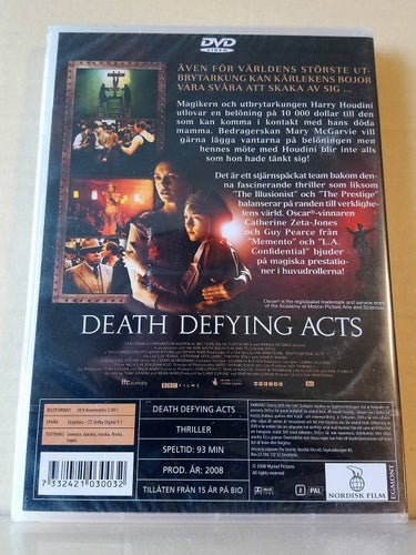 Death defying acts, INPLASTAD, Dvd