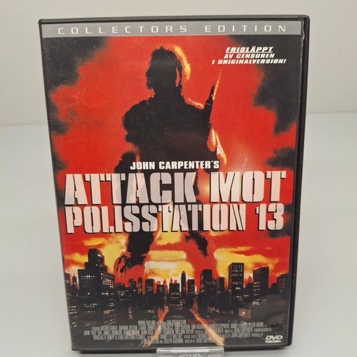 Attack mot polisstation 13 - Region 2, DVD-Film, Svensk text, Fint skick