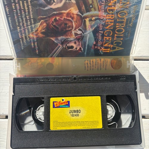 Dumbo VHS Walt Disney Klassiker Svenskt Tal