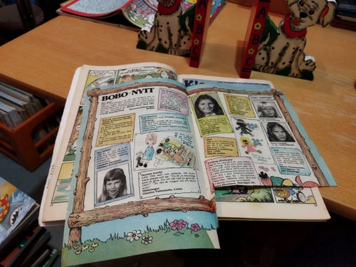 Bobo 1982 nr 7, Susanne Stridh Anna Larsson Linda Karlsson Liselotte Davidson