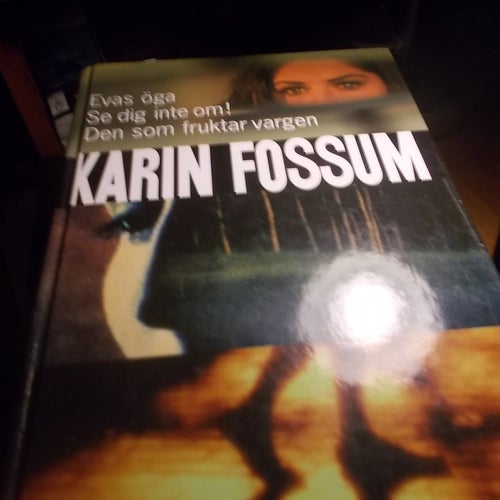 EN INBUNDEN BOK KARIN FOSSUM EVAS ÖGA SE DIG INTE OM!