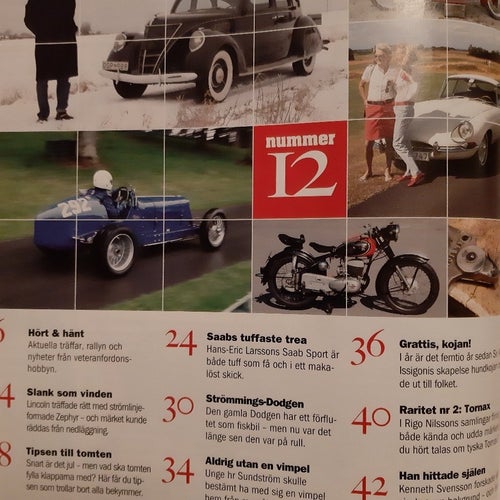 Classic Motor nr 12 2009: Saab Sport 1964, Mini 50 år, Jaguar E-Type, Ford 15 M