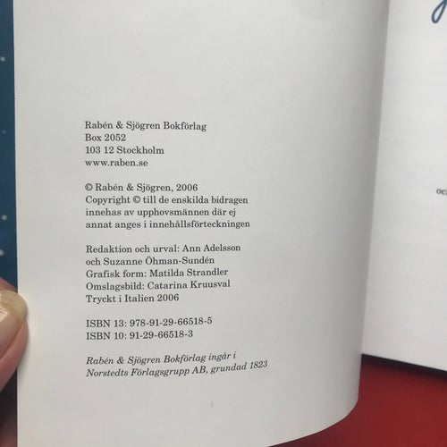 GODNATT MIN SKATT Ann Adelsson 2006