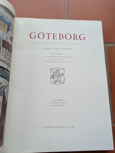 Göteborg - ett bildverk av Erik Liljeroth, 1960