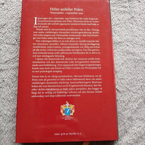 Hitler Anfaller Polen av Bertil Stjernfelt och Klaus-Richard Böhme