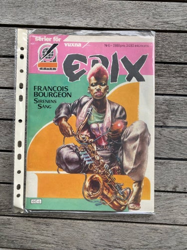 Epix Nr 6 - Sirenen's Sång av Francois Bourgeon, 1988 serier för vuxna