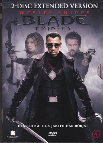 DVD / Blade Trinity / 2-disc Extended Version / Wesley Snipes / Nära nyskick