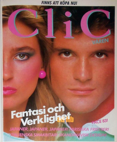 CLIC - VÅREN, ANNONS FÖR TIDNINGEN CLIC, PRESSKLIPP 1983