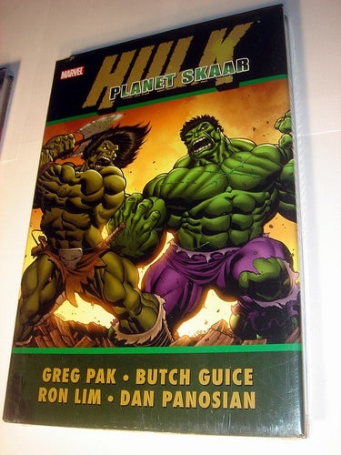 HULK SKAAR MARVEL USA NY INBUNDEN BOK I ORIGINALPLAST