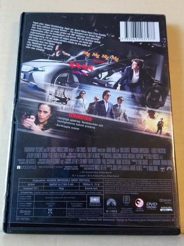 Mission : Impossible ghost protocol, dvd