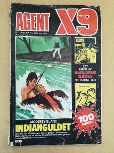 Agent X9 1979/1981/1982 - 3 nummer (nr 12/1979, nr 10/1981 och nr 13/1982)