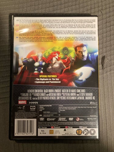 Avengers Confidential: Black Widow & Punisher DVD