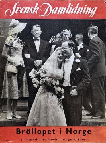 Svensk dam 36 1959 Per Edström, Steven Rockefeller, Anne Marie Rasmussen