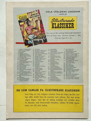 Ill Klassiker - 96. Med värjan i hand. FN