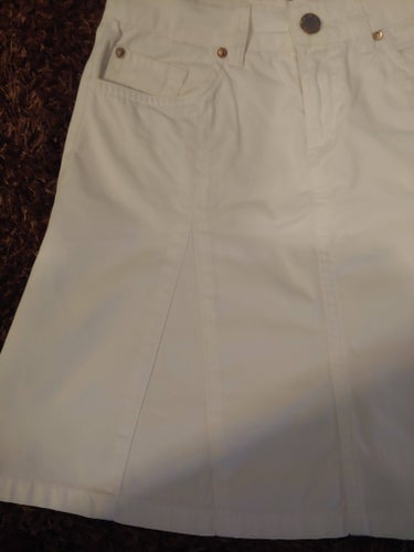 Lindex vit kjol, storlek 36