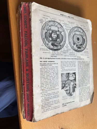 1965 Comet, Falcon, Fairlane & Mustang Shop Manual