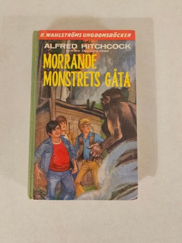 Ny bok Hitchkock Morrande monstrets gåta Oöppnad Oläst Vintage