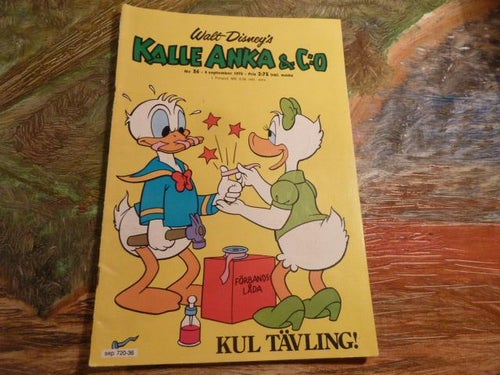 KALLE ANKA & C:O NR36, 04/09/1975,