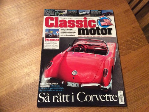 Classic Motor nr 8 2012 HD,Pontiac Tempest,Corvette kombi,Indian,husbilar