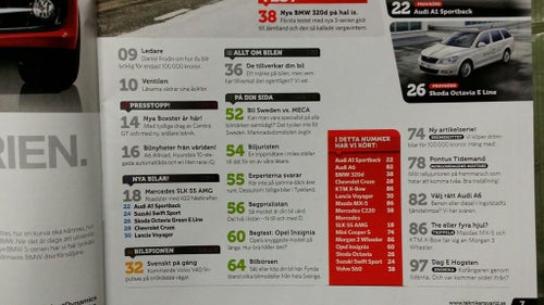 Teknikens Värld nr 4 2012: Mazda MX-5, Morgan 3 Wheeler, KTM X-Bow, M-B SLK AMG