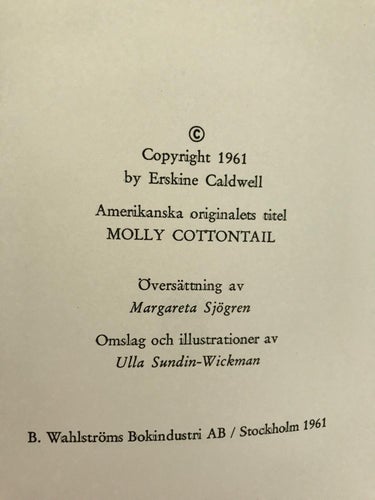 MOLLY BOMULLS-SVANS + KAPTEN VÅGHALS OCH SJÖRÖVARNA Wahlströms TEDDY böcker
